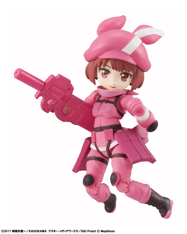 「デスクトップアーミー ソードアート・オンライン オルタナティブ ガンゲイル・オンライン」各1,780円（税別）(C)2017 時雨沢恵一／ＫＡＤＯＫＡＷＡ　アスキー・メディアワークス／GGO Project (C)MegaHouse