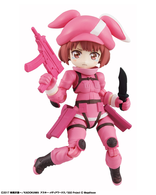 「デスクトップアーミー ソードアート・オンライン オルタナティブ ガンゲイル・オンライン」各1,780円（税別）(C)2017 時雨沢恵一／ＫＡＤＯＫＡＷＡ　アスキー・メディアワークス／GGO Project (C)MegaHouse