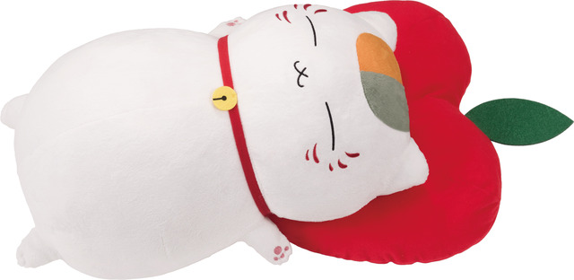 B賞：おなかいっぱいニャンコ先生ぬいぐるみ (C)緑川ゆき・白泉社／「夏目友人帳」製作委員会