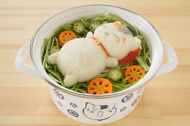 「一番くじ 夏目友人帳～ニャンコ先生キッチン～」 イメージ画像 (C)緑川ゆき・白泉社／「夏目友人帳」製作委員会