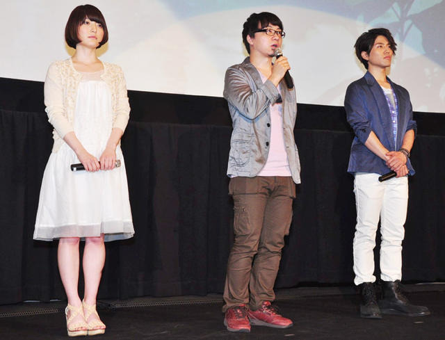 新海誠監督＆入野自由＆花澤香菜／『言の葉の庭』初日舞台挨拶