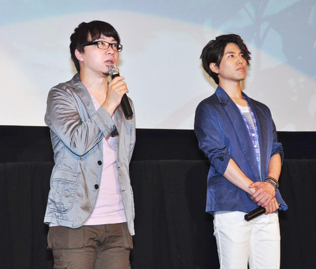 新海誠監督＆入野自由／『言の葉の庭』初日舞台挨拶