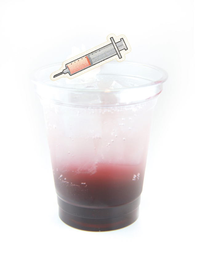 神宮寺寂雷のブルーベリーソーダ　800円（税込）