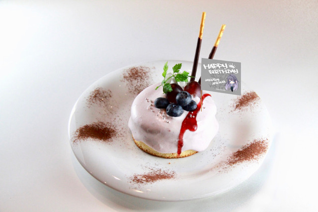 【バースデーメニュー】神宮寺寂雷のバースデーケーキ　1,300円（税込）