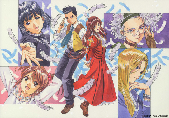 「英姿颯爽～巴里花組～」／「サクラ大戦アートフェスティバル2018」展示イラスト (C)SEGA イラスト/松原秀典