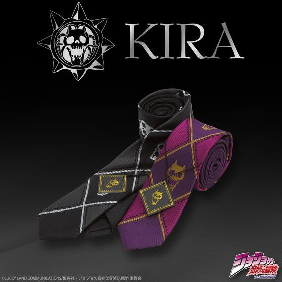 「吉良吉影　ネクタイ　KIRA's tie」9,720円（税込）(C) LUCKY LAND COMMUNICATIONS/集英社・ジョジョの奇妙な冒険DU製作委員会
