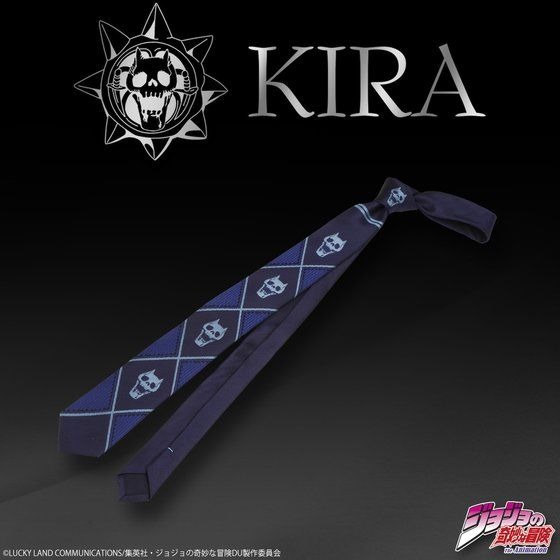 「吉良吉影　ネクタイ　KIRA's tie」9,720円（税込）(C) LUCKY LAND COMMUNICATIONS/集英社・ジョジョの奇妙な冒険DU製作委員会