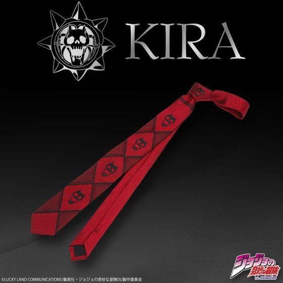 「吉良吉影　ネクタイ　KIRA's tie」9,720円（税込）(C) LUCKY LAND COMMUNICATIONS/集英社・ジョジョの奇妙な冒険DU製作委員会