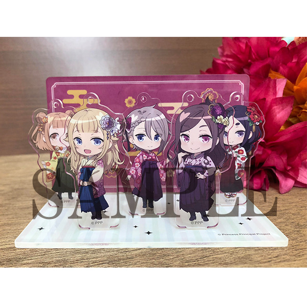 スタンド付きアクリルキーホルダー 和服ver.（BOX特典）1BOX 3,000 円（税別）(C)Princess Principal Project