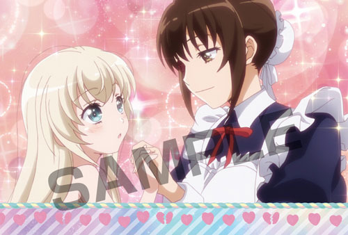 キュアメイドカフェコラボ限定ポストカード  (C)中村カンコ／双葉社・うちのメイドがウザすぎる！製作委員会