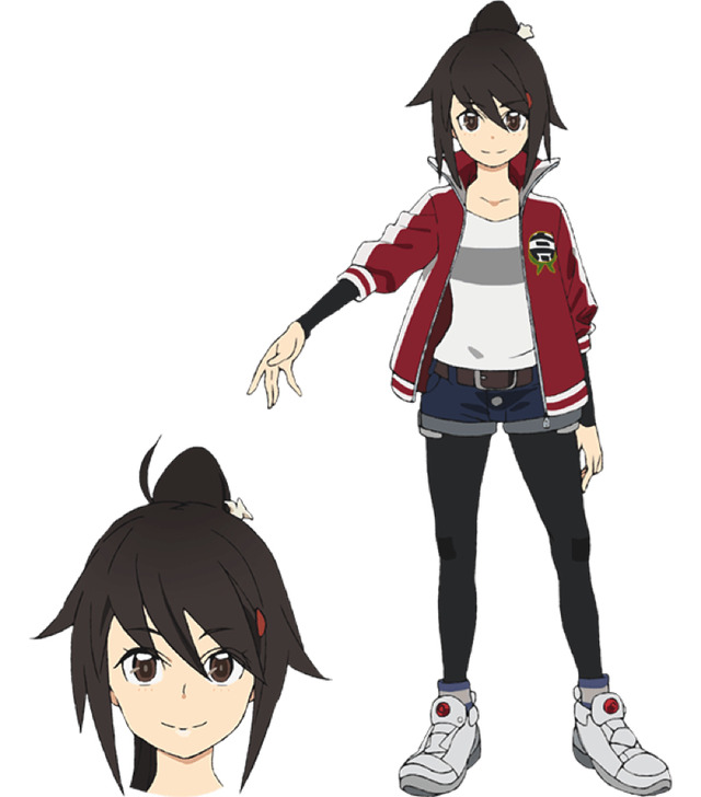 オリジナルアニメ『BLACK FOX』石動律花（CV：七瀬彩夏）(C)PROJECT BLACKFOX