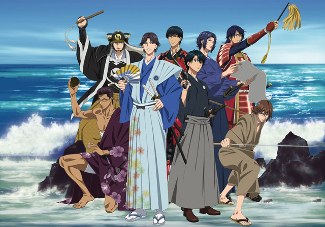 「新テニスの王子様×映画村×嵐電　時代劇の王子様」描き下ろしイラスト(C)許斐 剛／集英社・NAS・新テニスの王子様プロジェクト