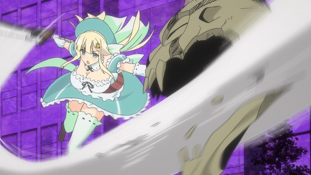 『閃乱カグラ SHINOVI MASTER -東京妖魔篇-』第9話「BURN」(C)2018 Marvelous Inc./HONEY PARADE GAMES Inc./シノビマスターパートナーズ