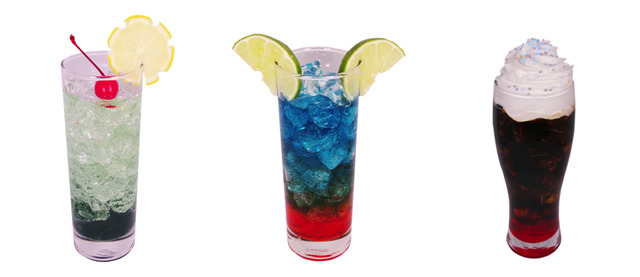 「ULTRAMAN Music Cafe」ドリンク（前期：全7種） 各700円(C)円谷プロ　(C)BANDAI NAMCO Amusement Inc.