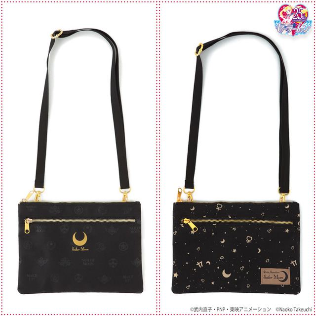 美少女戦士セーラームーン カジュアル総柄サコッシュ(コンパクト柄/5戦士柄) 5,940円(税込) (C)武内直子・PNP・東映アニメーション (C)Naoko Takeuchi