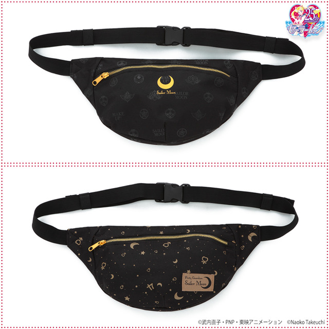 美少女戦士セーラームーン カジュアル総柄ウエストバッグ(コンパクト柄/5戦士柄) 6,480 円(税込) (C)武内直子・PNP・東映アニメーション (C)Naoko Takeuchi