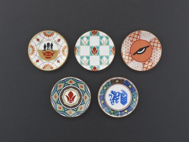 九谷焼 機動戦士ガンダム 鉄血のオルフェンズ 姫皿5枚セット 4,050円(税込) (C)創通・サンライズ・MBS