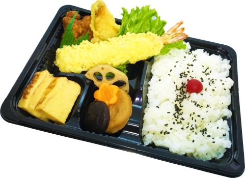 「ハイスコアガールコラボカフェ」春雄のバイト先のお弁当