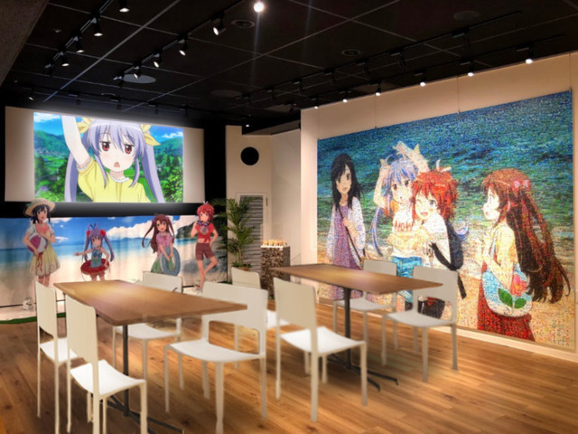 「EJアニメシアター新宿」館内イメージ　(C)2018 あっと・KADOKAWA刊/旭丘分校管理組合劇場