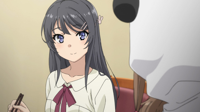 TVアニメ『青春ブタ野郎はバニーガール先輩の夢を見ない』第11話場面カット(C)2018 鴨志田 一／ＫＡＤＯＫＡＷＡ　アスキー・メディアワークス／青ブタ Project