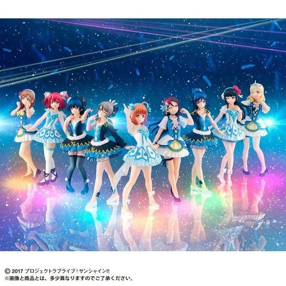 「Gasha Portraits ラブライブ！サンシャイン!!　～WATER BLUE NEW WORLD SET～」12,960円（税込）(C)2017 プロジェクトラブライブ！サンシャイン!!