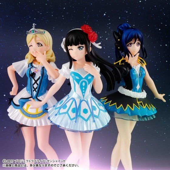 「Gasha Portraits ラブライブ！サンシャイン!!　～WATER BLUE NEW WORLD SET～」12,960円（税込）(C)2017 プロジェクトラブライブ！サンシャイン!!