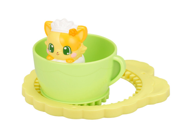 【ティーカップのくるくるフラワーアート】(C)BANDAI/TV TOKYO・ここたま製作委員会