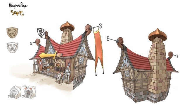 『白猫プロジェクト』新飛行島 施設　ギルド (C) 2014-2018 COLOPL, Inc.