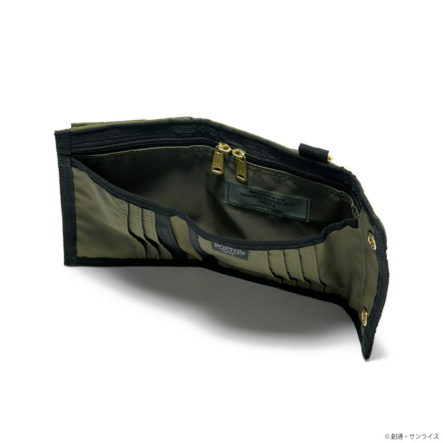 「PORTER 三つ折りウォレット　ZEONモデル」10,800円(税込)(C)創通・サンライズ