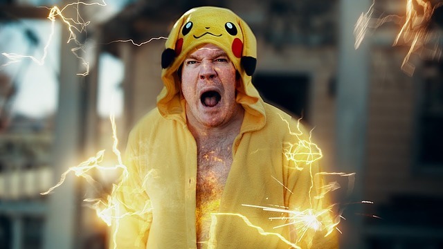 中年ピカチュウ、キレた！『ポケモン Let's Go! ピカチュウ』ただのコスプレ感漂うパロディ動画