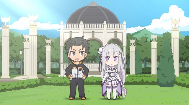 TVアニメ『異世界かるてっと』リレーPV 「Re:ゼロ」ver. 場面カット(C)異世界かるてっと／KADOKAWA