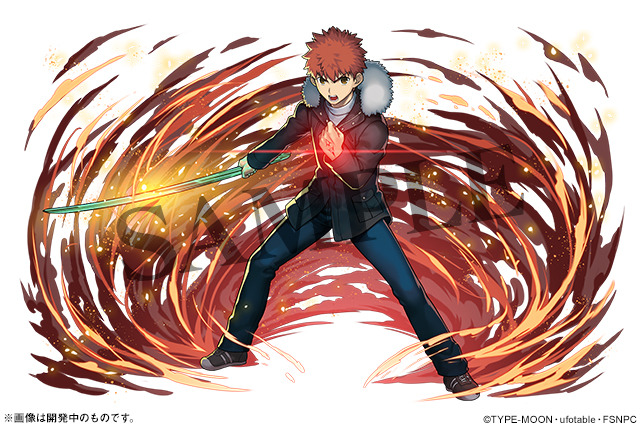『パズル＆ドラゴンズ』×『劇場版「Fate/stay night [Heaven's Feel]」』「衛宮士郎」（究極進化）(C)TYPE-MOON・ufotable・FSNPC(C) GungHo Online Entertainment, Inc. All Rights Reserved.