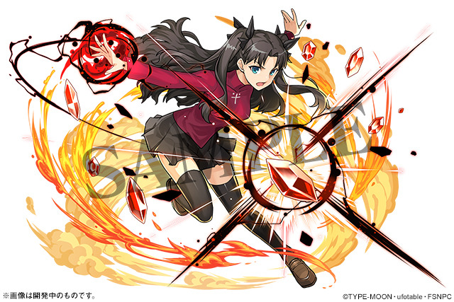 『パズル＆ドラゴンズ』×『劇場版「Fate/stay night [Heaven's Feel]」』「遠坂 凛」（究極進化）(C)TYPE-MOON・ufotable・FSNPC(C) GungHo Online Entertainment, Inc. All Rights Reserved.