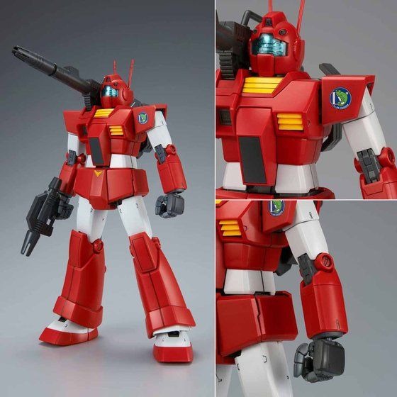 「MG 1/100 ジム・キャノン ［レッド・ヘッド］（ジャブロー防衛隊仕様）」4,320円（税込）(C)創通・サンライズ