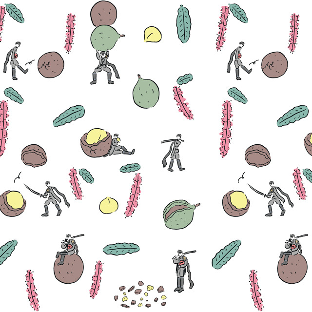 「同田貫正国とマカダミアナッツ」(c)2015-2019 DMM GAMES/Nitroplus