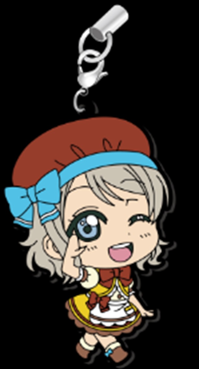 ココス×ラブライブ！サンシャイン!!「輝け！ みんなの笑顔キャンペーン」ココス限定描き下ろし ラバーストラップ 1個740円＋税(C)2017 プロジェクトラブライブ！サンシャイン!!