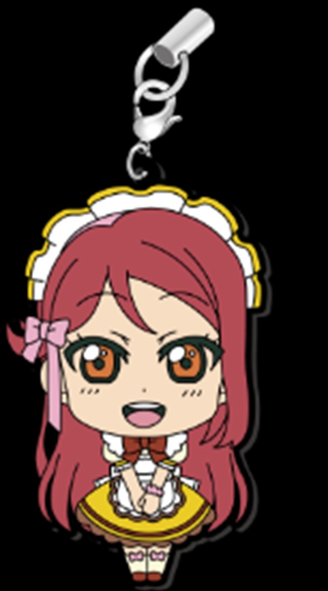 ココス×ラブライブ！サンシャイン!!「輝け！ みんなの笑顔キャンペーン」ココス限定描き下ろし ラバーストラップ 1個740円＋税(C)2017 プロジェクトラブライブ！サンシャイン!!