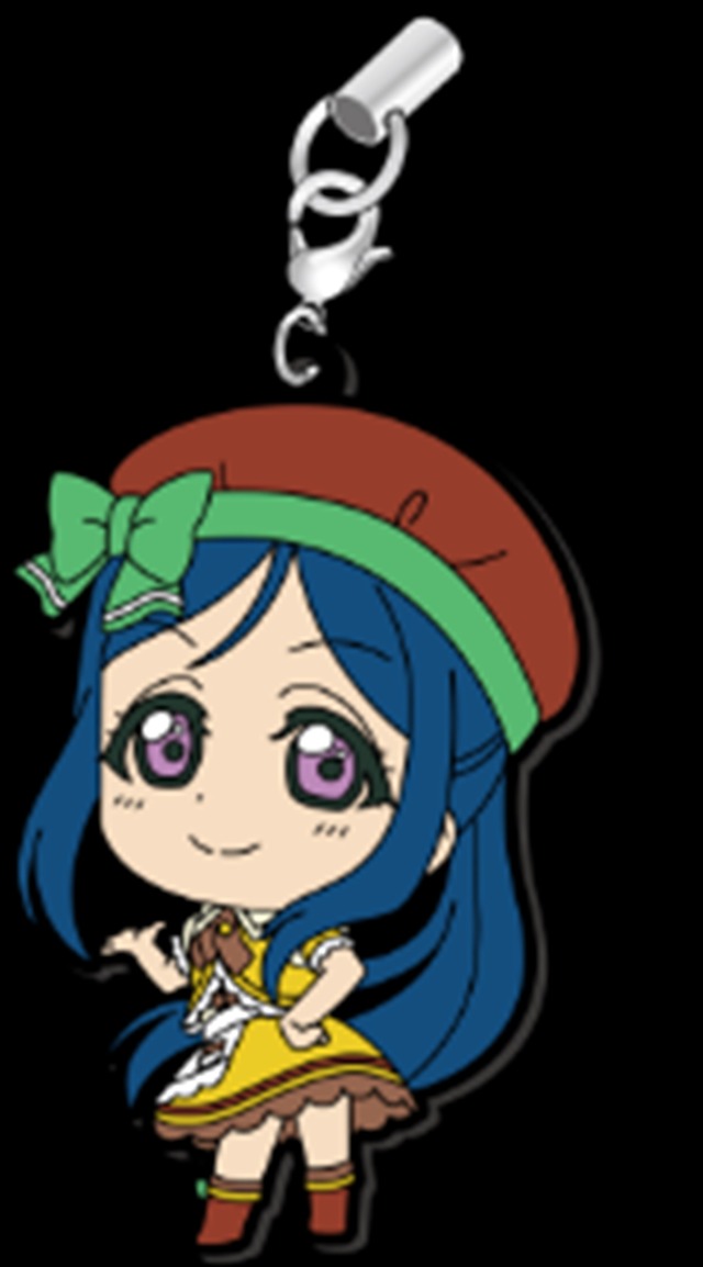 ココス×ラブライブ！サンシャイン!!「輝け！ みんなの笑顔キャンペーン」ココス限定描き下ろし ラバーストラップ 1個740円＋税(C)2017 プロジェクトラブライブ！サンシャイン!!