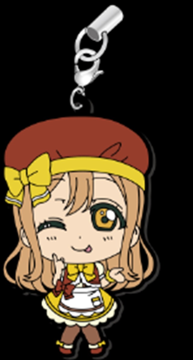 ココス×ラブライブ！サンシャイン!!「輝け！ みんなの笑顔キャンペーン」ココス限定描き下ろし ラバーストラップ 1個740円＋税(C)2017 プロジェクトラブライブ！サンシャイン!!