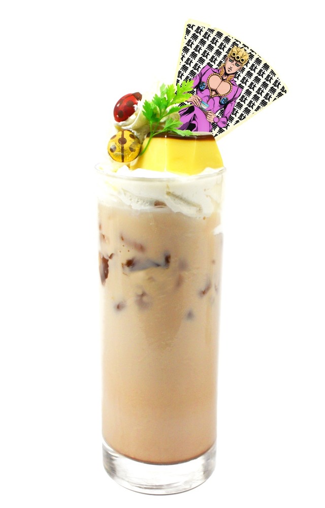 ジョルノ・ジョバァーナのチョコレートドリンク / 850円（税込）(C)LUCKY LAND COMMUNICATIONS/集英社・ジョジョの奇妙な冒険GW製作委員会