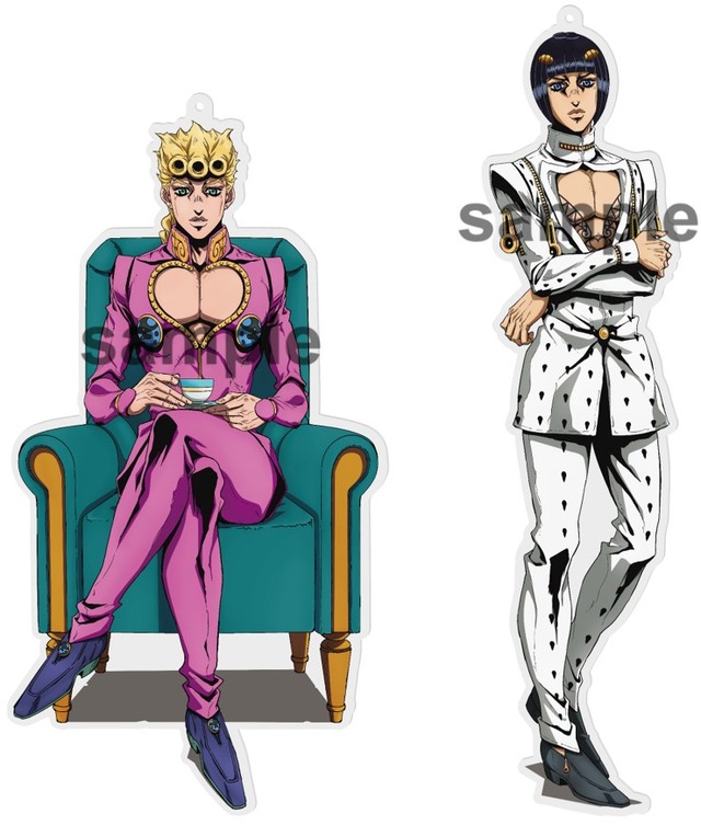 アクリルキーホルダー（全2種）各1,200円（税込）(C)LUCKY LAND COMMUNICATIONS/集英社・ジョジョの奇妙な冒険GW製作委員会