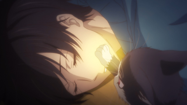 『同居人はひざ、時々、頭のうえ。』第1話 先行カット（C）みなつき・二ツ家あす・COMICポラリス/ひざうえ製作委員会