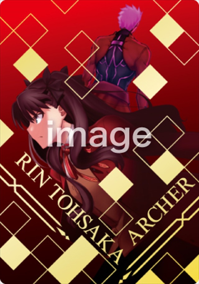 劇場版『Fate/stay night [Heaven’s Feel]』×「すき家」限定デザインカード（全15種類）（C）TYPE-MOON ・ ufotable ・ FSNPC