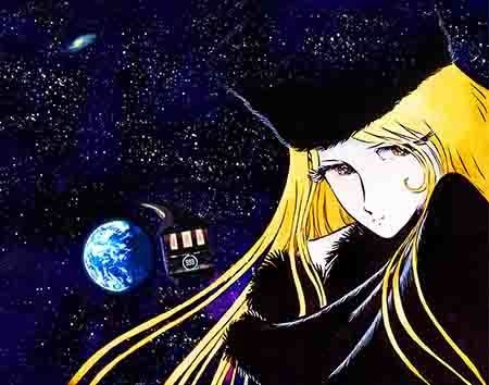 ＜版画＞麗しのメーテル（Ｖ） (C)松本零士