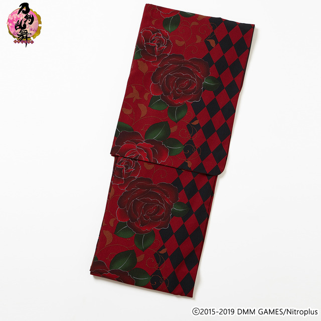 「刀剣乱舞-ONLINE-×ふりふコラボ 小紋」加州清光デザイン 62,640円（税込）（C）2015-2019 DMM GAMES/Nitroplus