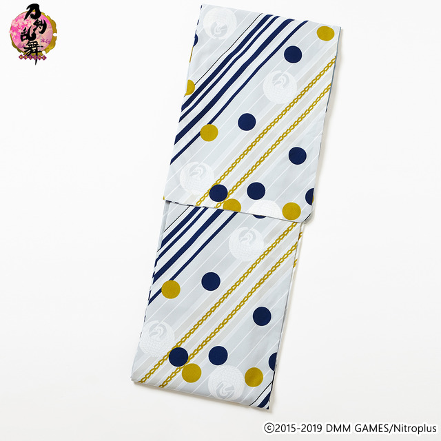 「刀剣乱舞-ONLINE-×ふりふコラボ 小紋」鶴丸国永デザイン 62,640円（税込）（C）2015-2019 DMM GAMES/Nitroplus