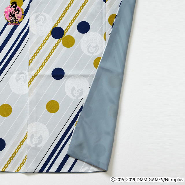 「刀剣乱舞-ONLINE-×ふりふコラボ 小紋」鶴丸国永デザイン 62,640円（税込）（C）2015-2019 DMM GAMES/Nitroplus