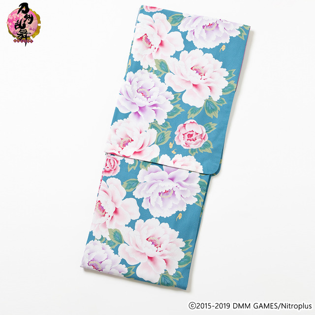 「刀剣乱舞-ONLINE-×ふりふコラボ 小紋」歌仙兼定デザイン 62,640円（税込）（C）2015-2019 DMM GAMES/Nitroplus