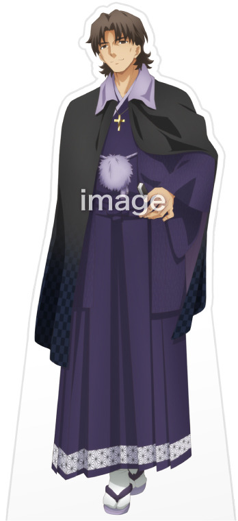 すき家×劇場版『「Fate/stay night [Heaven's Feel]」II.lost butterfly』タイアップキャンペーン等身大パネル（C）TYPE-MOON・ufotable・FSNPC