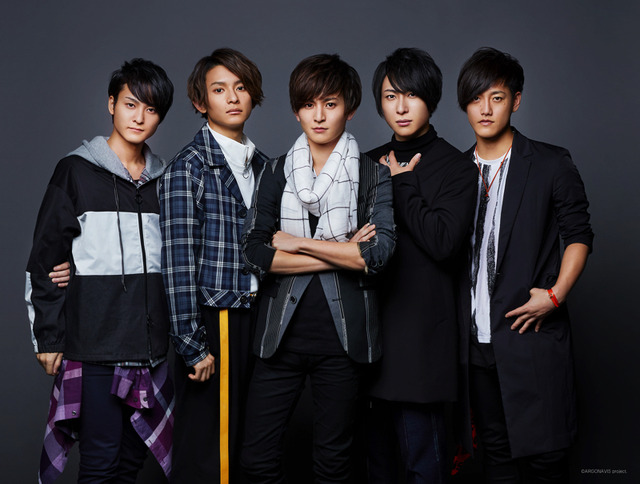 Argonavis／左から前田誠二(Ba.)、橋本祥平(Dr.)、伊藤昌弘(Vo.)、森嶋秀太(Key.)、日向大輔(Gt.)（C）ARGONAVIS project. （C）BanGDream! Project